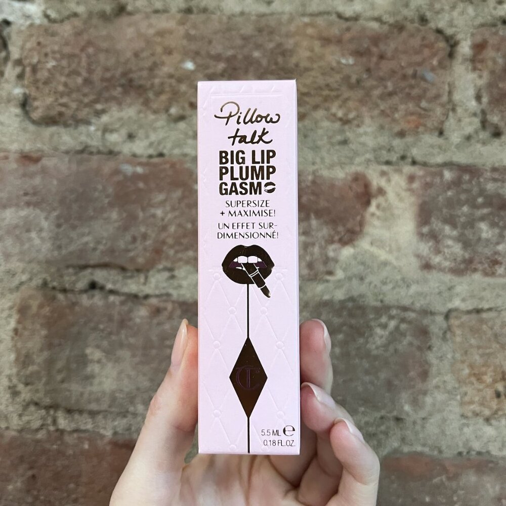 NWT Charlotte Tilbury Pillow Talk Big Lip Plumpgasm Plumping Lip Gloss